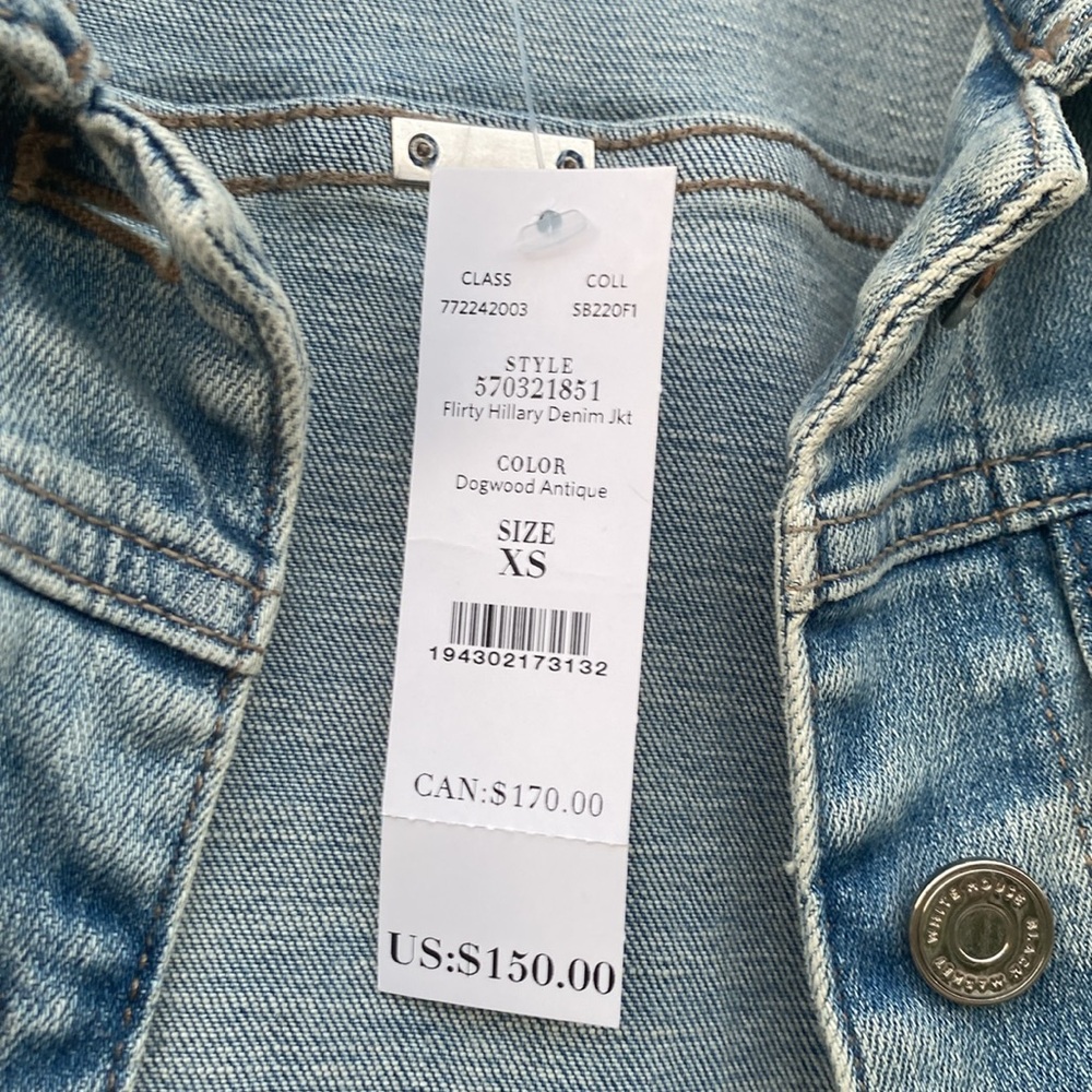 Denim Blue Women's Jacket - one of a kind - Picture 2 of 8